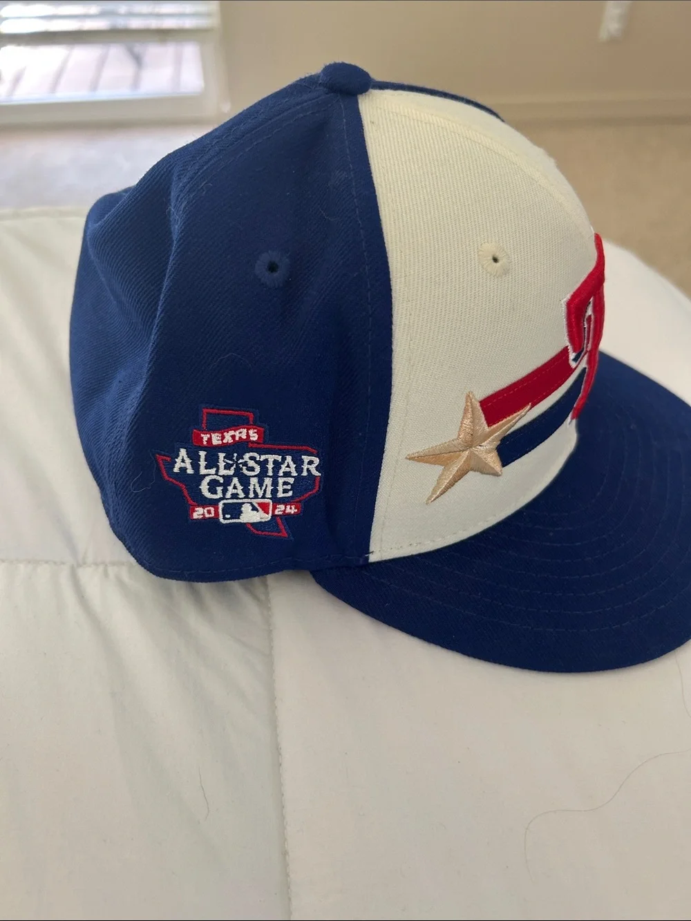 New Era Texas Rangers Red White Blue All-Star Logo Hat